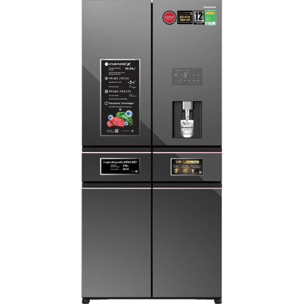 Tủ lạnh Panasonic Inverter 550 lít Multi Door NR-DZ601VGKV