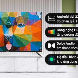 Android tivi Sharp 32 inch 2T-C32EG2X
