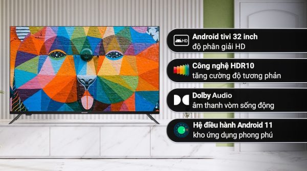 Android tivi Sharp 32 inch 2T-C32EG2X